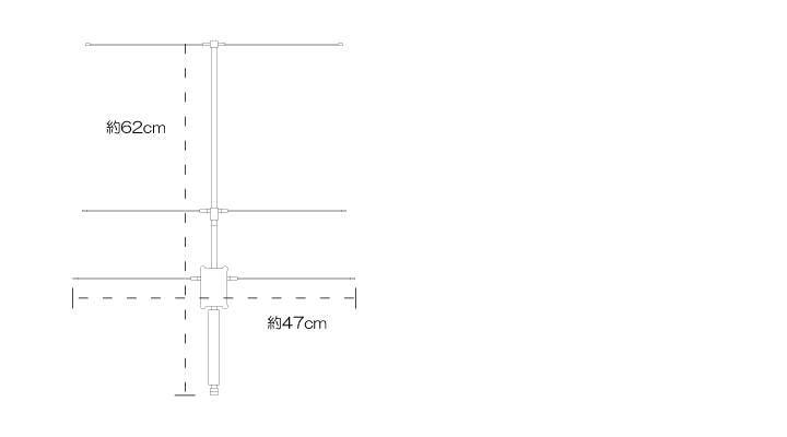 盗聴器発見/受信用アンテナNY321X3外観図