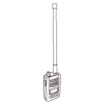 デジタル簡易無線用車載ホイップアンテナZM0352Scon1