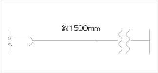 広帯域受信ひもアンテナHS2de1