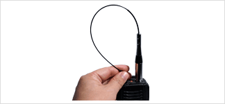 430MHz帯アマチュア無線用1/2λホイップアンテナSNT0430Tde3